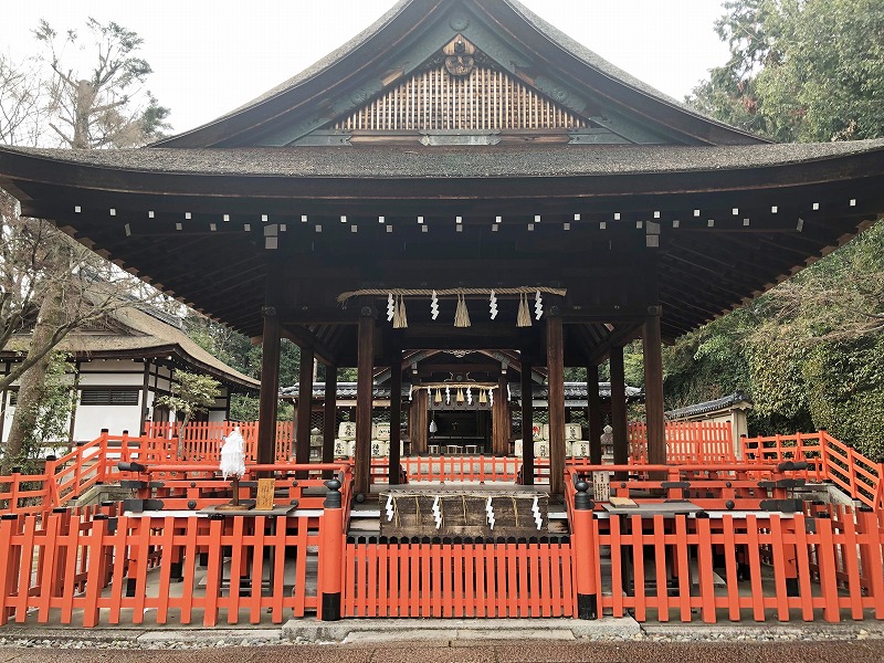 京都 建勲神社　拝殿