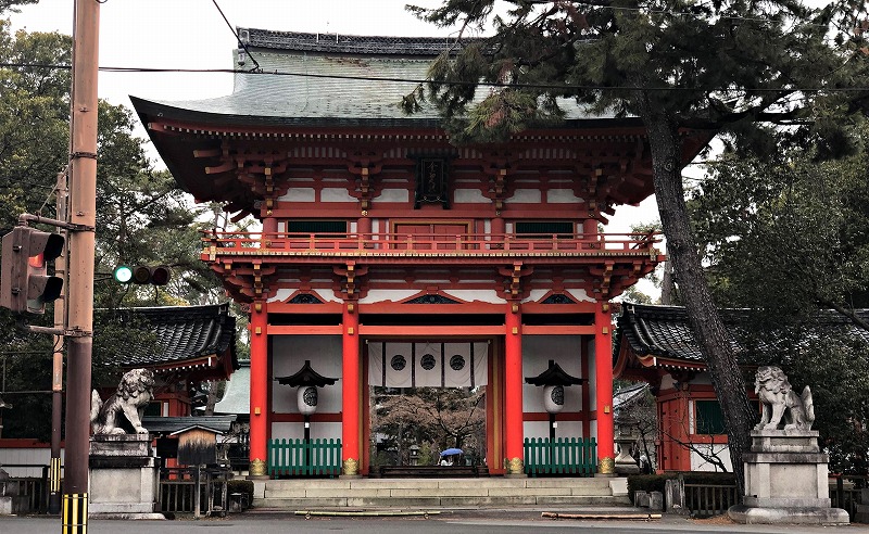 京都 今宮神社　楼門