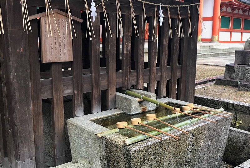 京都 今宮神社　手水舎