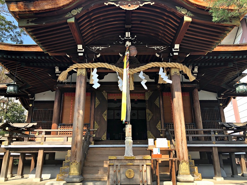 京都 大将軍八神社　本殿