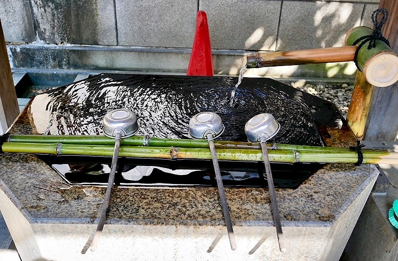 京都 本能寺　手水舎